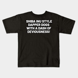 Shiba Inu Dogs Kids T-Shirt